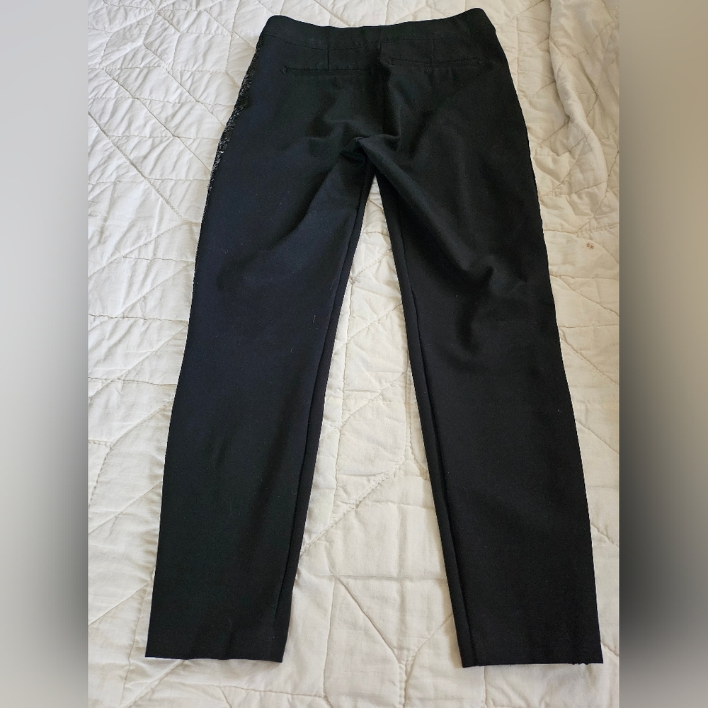 LOFT Black- The Sutton Skinny Style Dress Pants - Picture 3 of 10